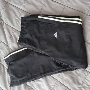 Black Adidas athletic / track pants (S)